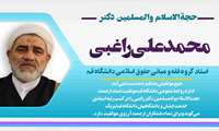 ارتقاء حجت الاسلام و المسلمین دکتر محمدعلی راغبی به مرتبه استادی